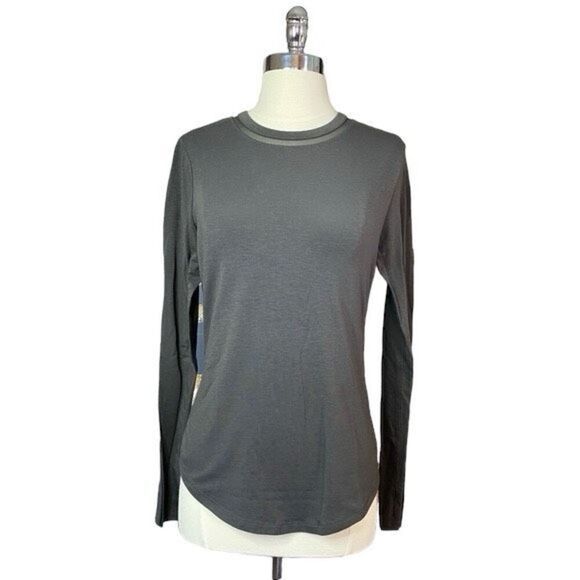 ✨Athleta Industry Long Sleeve Sz Small Grey Top✨ - Picture 5 of 10